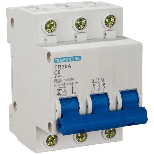 DISJ TRIP 6A CURVA C (58013003) TRAMONTINA