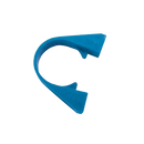 SUPORTE FIXO PPR AZUL 63MM (SF63A) TOPFUSION