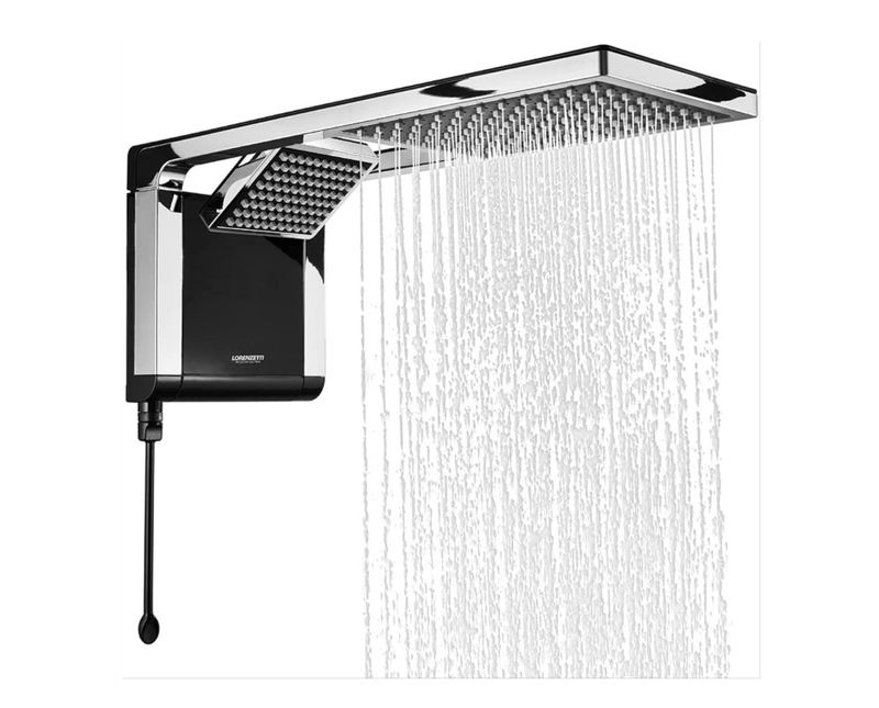 CHUVEIRO ACQUA STORM ULTRA BLACK/CROM 7800W/220V (372109) LORENZETTI
