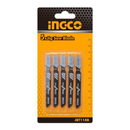 JOGO DE LAMINAS P/ SERRA TICO TICO P/ MADEIRA C/ 5 PECAS (JBT111C) INGCO