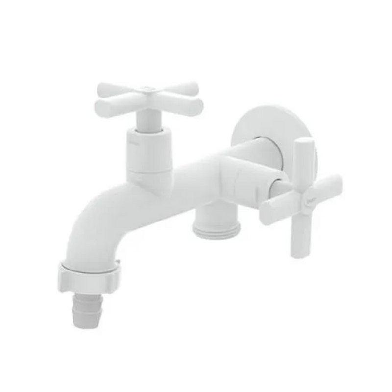 TORNEIRA DE PAREDE C/DERIVAÇÃO TANQUE/MAQUINA BR (191561) BLUKIT