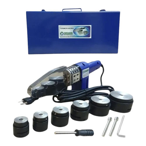 TERMOFUSORA 800W COM BOCAIS DE 20 A 63 220V (TRM20633) TOPFUSION