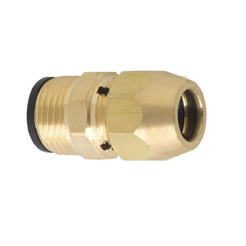 ADAP P/ GAS 1/2" BSP ROSCA X 3/8" ESPIGA FEMEA (180115) BLUKIT