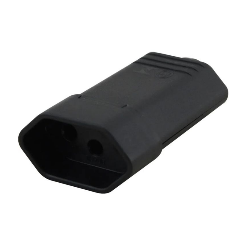 PLUG FEMEA PRETO 2P+T 10A (PA012711) MARGIRIUS
