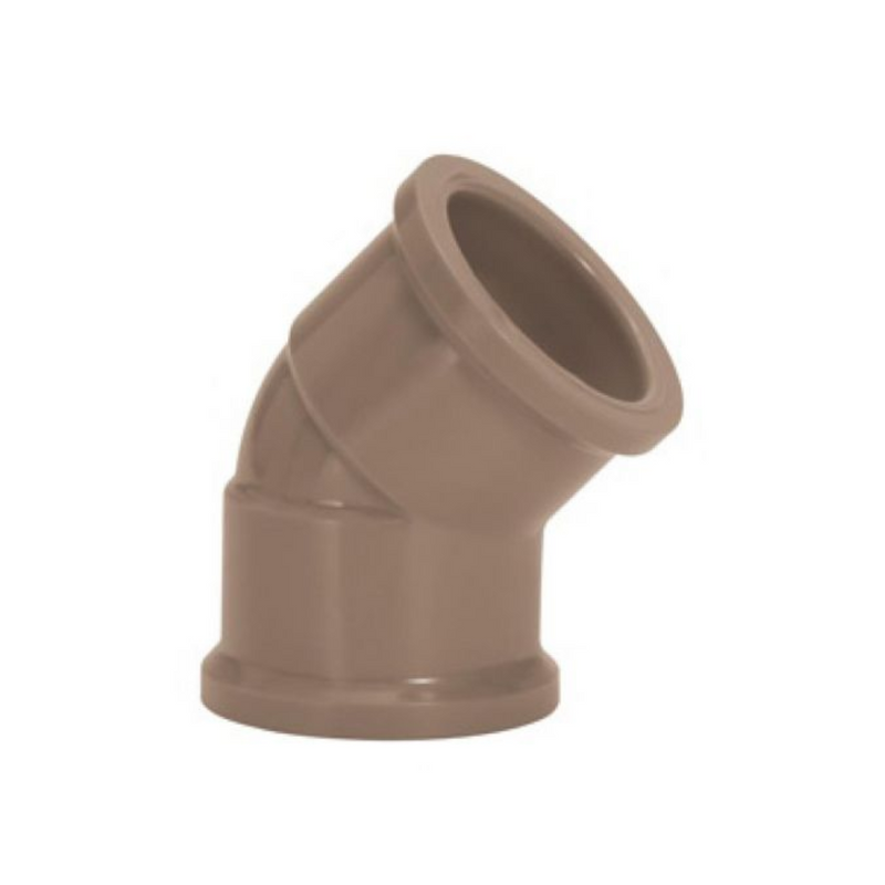 JOELHO SOLD PVC 45X60MM (10120601) FORTLEV