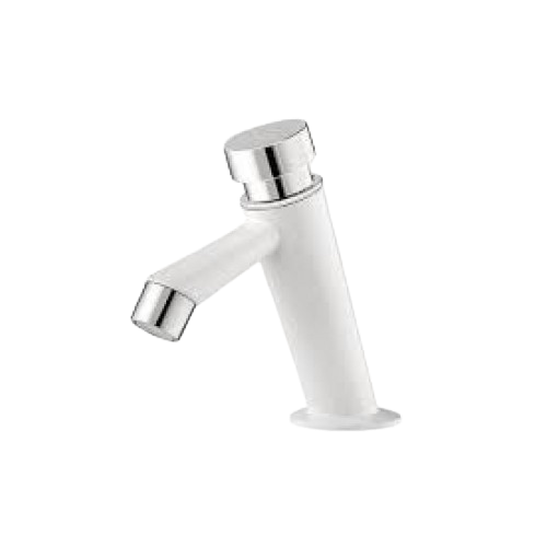 TORN LAVATORIO MESA AUTOMATICA BRANCA-CROMADA ABS (1061) LEAO