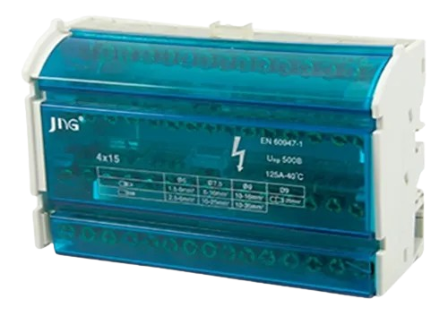 BLOCO DISTRIBUIÇÃO MODULAR 125A 4POLOS JNG