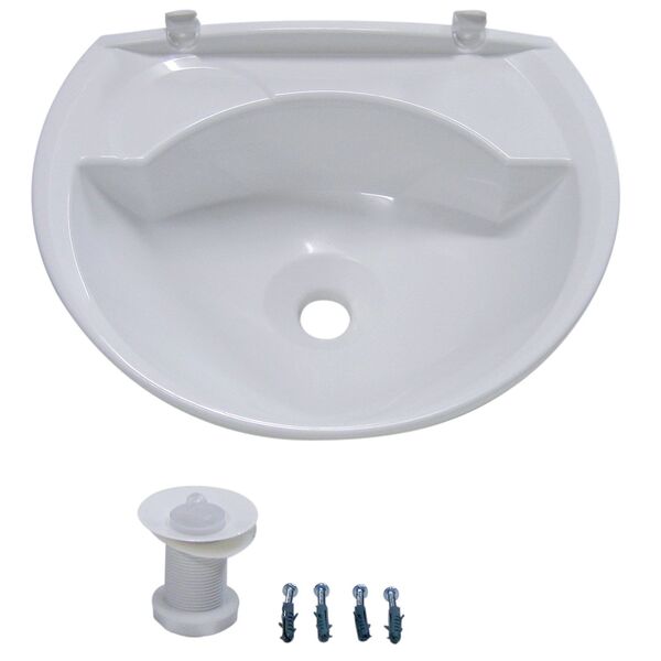 LAVATORIO PLASTICO 36X28 CM3,8 LTS (LV2/SC*BR1) ASTRA