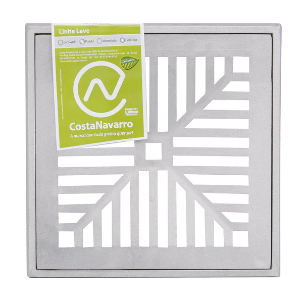 CJ GRELHA LEVE 30X30CM MARTELADO (1312) COSTA NAVARRO
