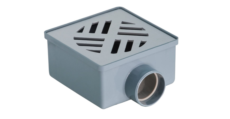 RALO SIFONADO N20 QUAD GRELHA ALUMINIO 100X52X40 AM (10342) AMANCO