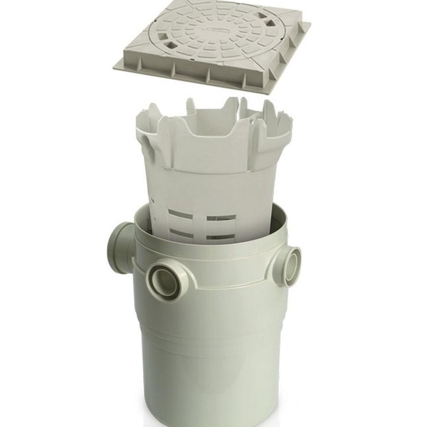 KIT CAIXA DE GORDURA C/CESTO E TAMPA DN 300 (21524) AMANCO