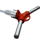 IRRIGADOR GIRATORIO C/ ESPIGA 1/2 ALUMINIO (13705E) GARDEN