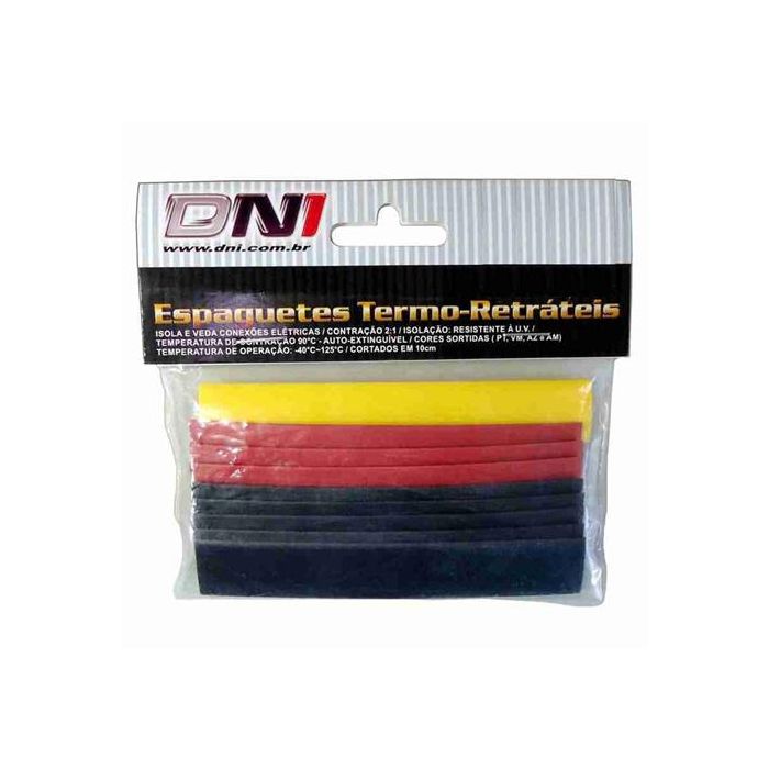 TERMO RETRATIL ESPAGUETE C/15 UNID DNI 4MM 5104