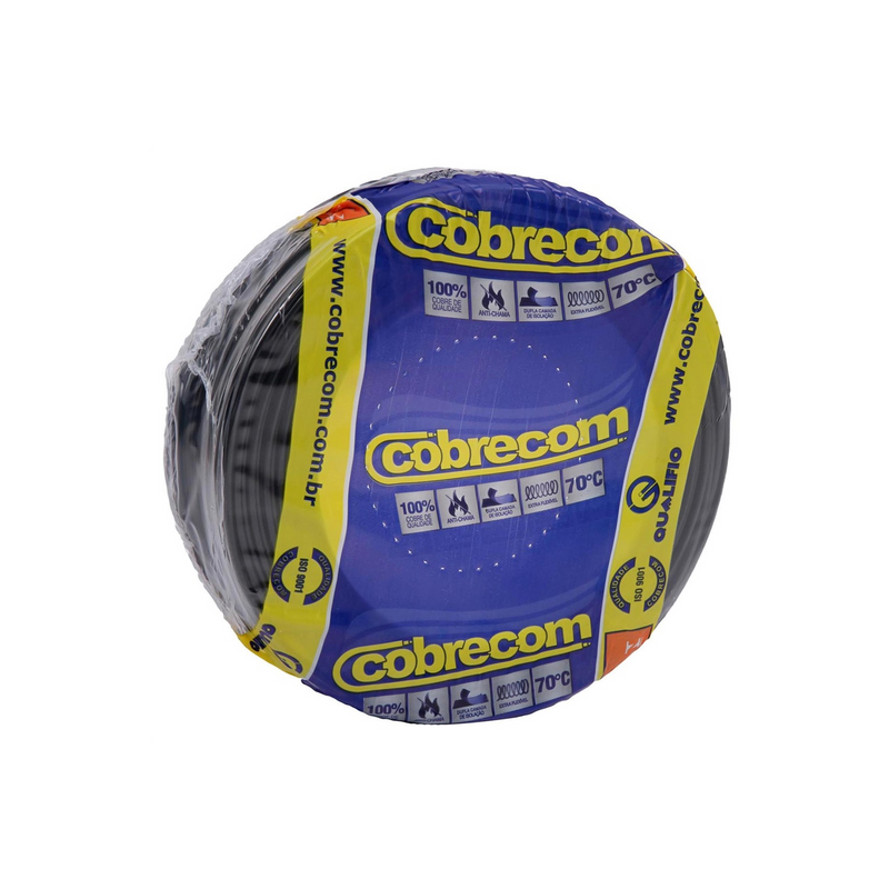 CABO FLEX 750V 1,5MM PT COBRECOM (ROLO 100MT)