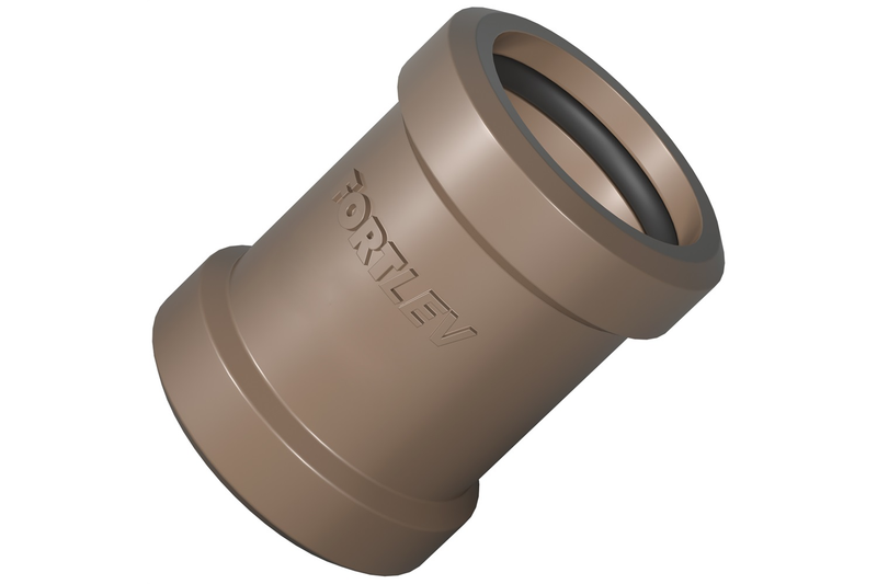 LUVA SOLD CORRER PVC 40MM (10180401) FORTLEV