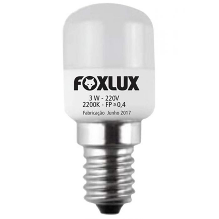 LAMP LED P/ GELADEIRA E-14 3W 220V (LEDG3.2) FOXLUX