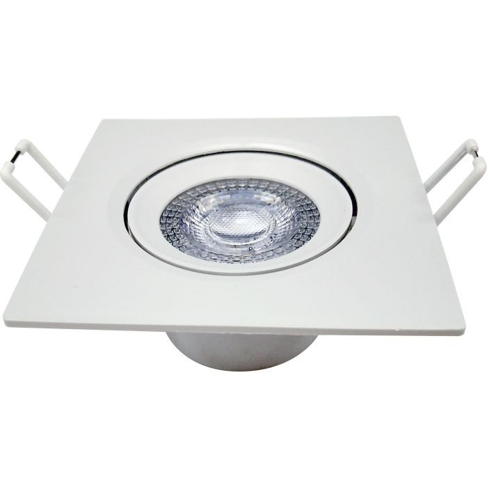 SPOT LED 5 W EMBUTIR QUADRADO 3000K