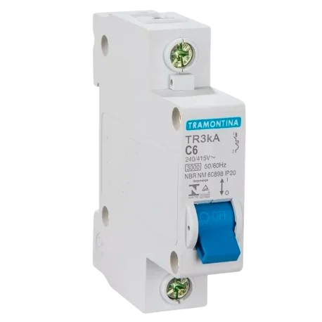 DISJ UNIPOLAR 6A CURVA C (58011003) TRAMONTINA