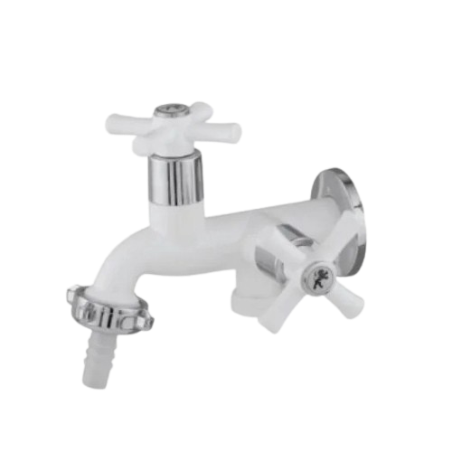 TORN TANQUE / MAQ C/ BICO 1/2 C31 BRANCA / CROMADA ABS (6294) LEAO