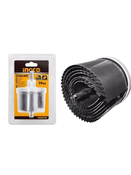 JOGO DE SERRAS COPO 26 A 63MM C/ 7 PECAS (AKHS702) INGCO