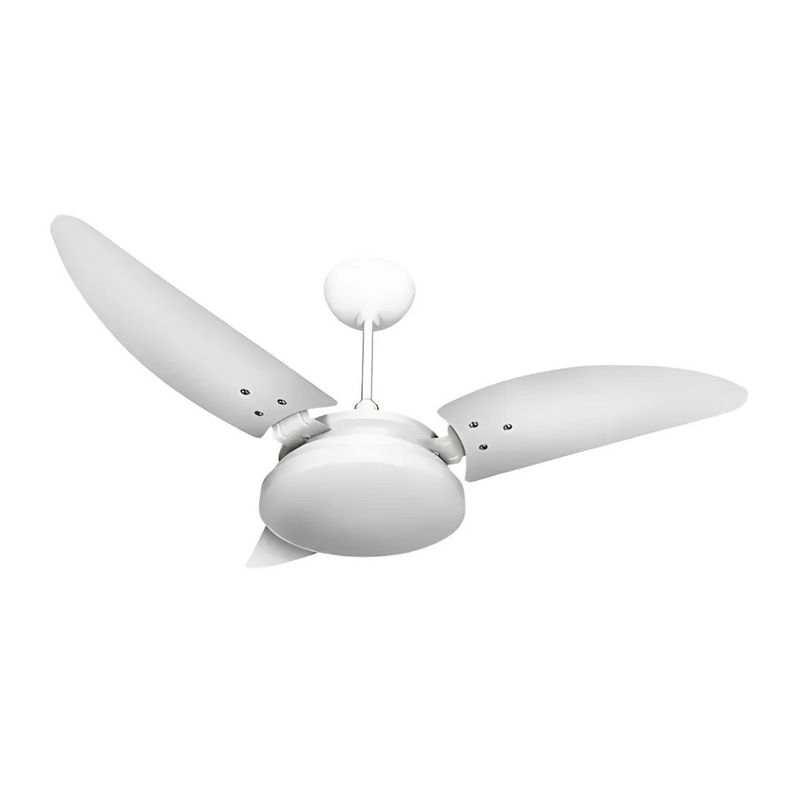 VENT TETO NINA 220V LED 18W 6500K BR/BR 1607 (JRF000179F) VENTEX