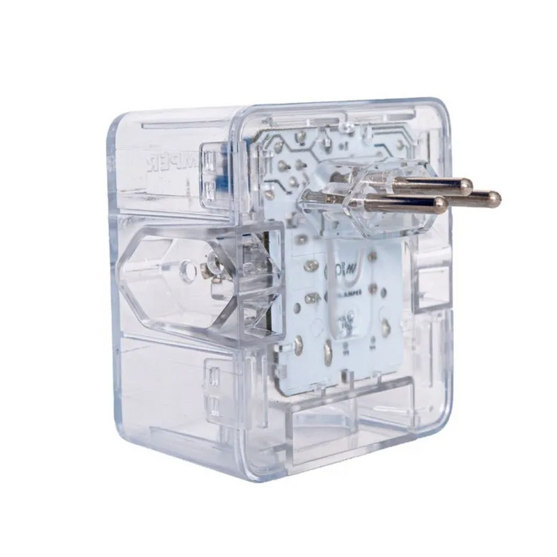 DPS ICLAMPER ENERGIA C/3 TOMADAS TRANSP 10A (023192)