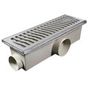 CAIXA COL PVC C/GRELHA SAIDA LATERAL 14X48CM MARTELADO (2072) COSTA NAVARRO