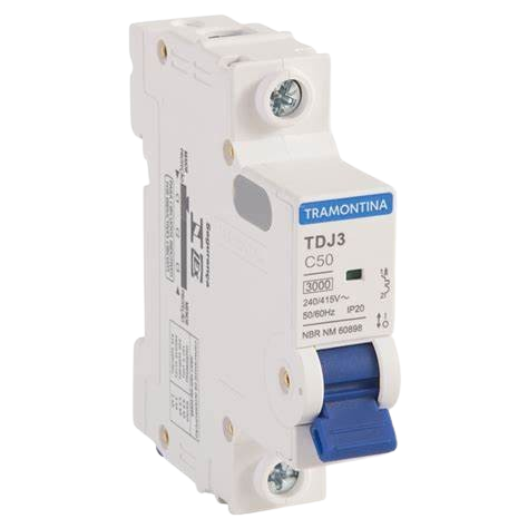 DISJ UNIPOLAR 50A CURVA C (58011110) TRAMONTINA