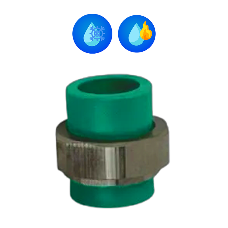 UNIAO PPR VERDE AGUA QUENTE OU FRIA 32MM (UNAQ32PPR) TOPFUSION