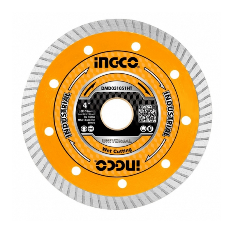 DISCO DIAMANTADO ULTRAFINO 4"(105MM X 20MM) (DMD031051HT) INGCO