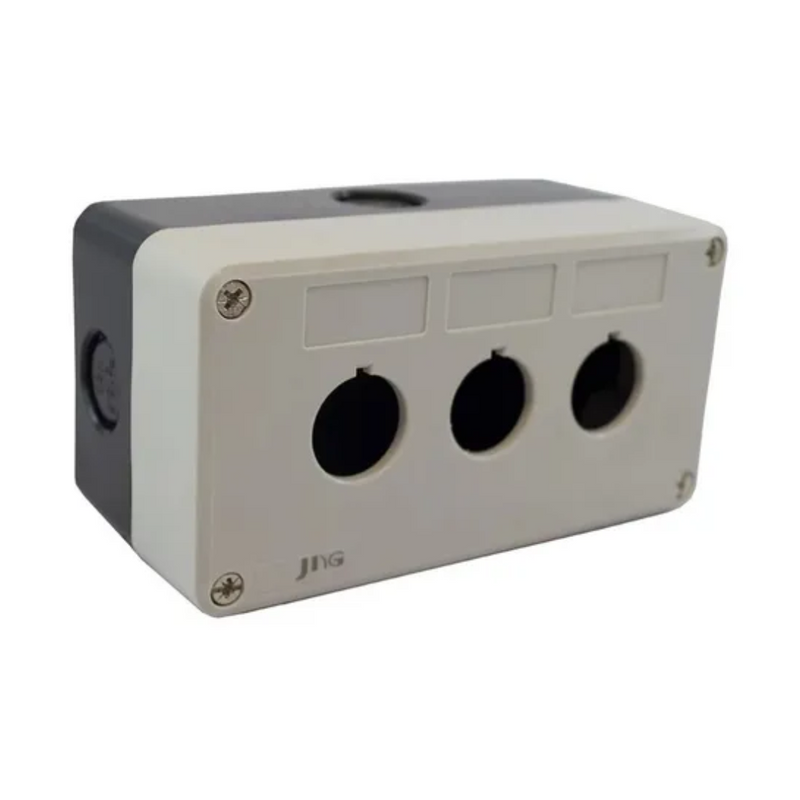 CAIXA P/ BOTOEIRA 3 FUROS 22,5MM HJ9-3 JNG