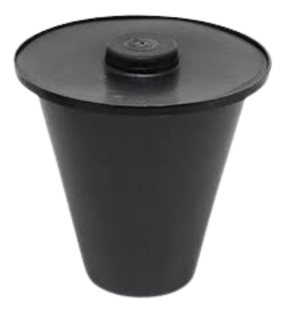 CAIXA INSPECAO CONICA PVC C/TAMPA (004775)