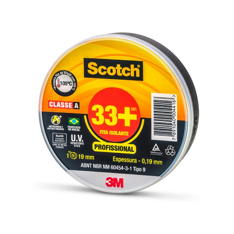 FITA ISOLANTE 33+ 19MMX5M SCOTCH 3M