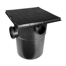 CAIXA GORD PRETA 18LT RED COM TAMPA QUAD ESTRELA (1320)