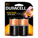 PILHA GRANDE D C/ 2 PILHAS DURACELL