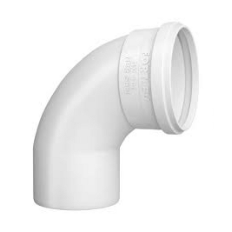 CURVA EG BR PVC 90X50MM CURTA (11100503) FORTLEV