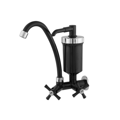 TORN COZINHA PAREDE C/FILTRO C31 PRETA-CROMADA ABS (6286) LEAO