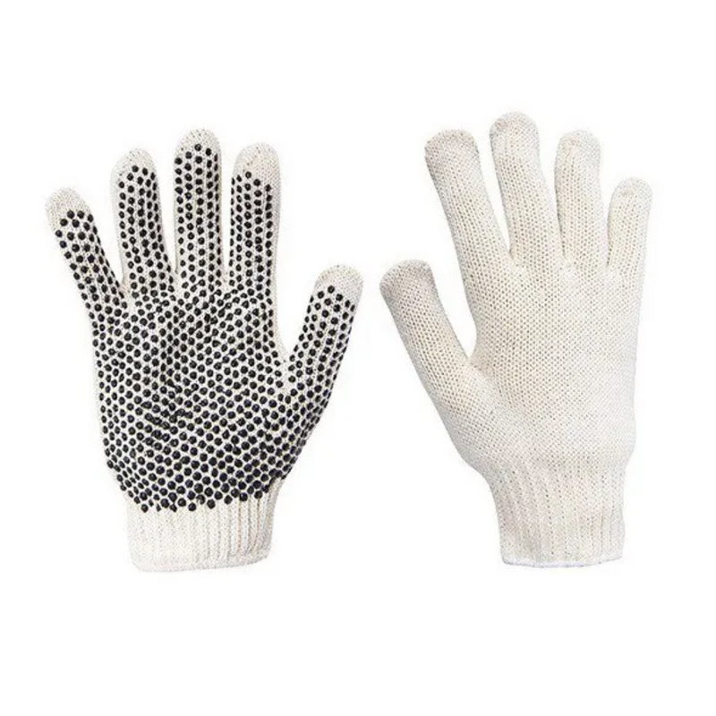 LUVA MALHA LISA C/PIGMENTO BRANCA 4F