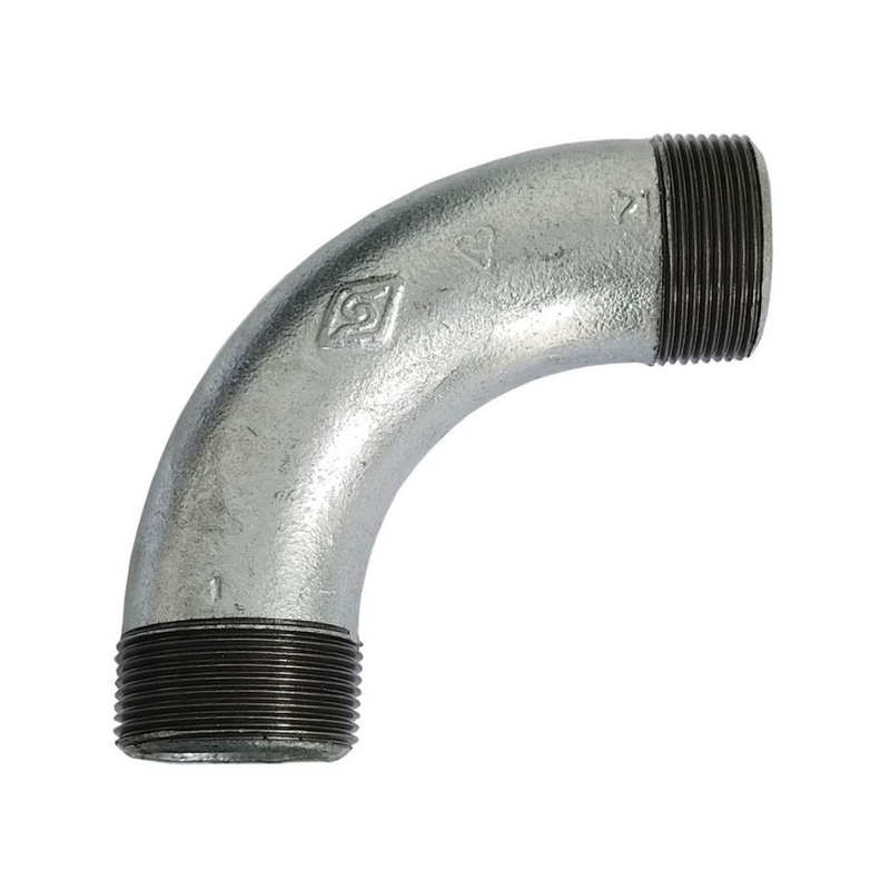 CURVA GALV MACHO 90X3"