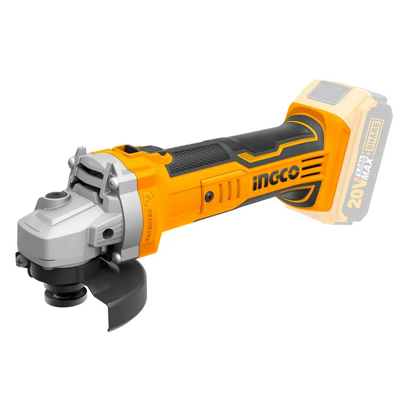 ESMERILHADEIRA ANGULAR 4.1/2 Á BATERIA 20V (S/BATERIA) (CAGLI1151) INGCO