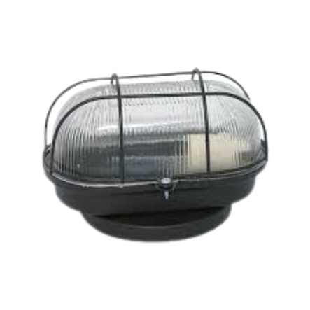 LUMINARIA TARTARUGA FERRO E ACRIL. E27 PT (3961)