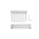 KIT PLASTICO COM 3 PÇS BRANCO (KB2C3*BR1) ASTRA