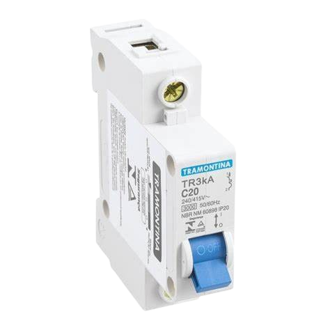 DISJ UNIPOLAR 20A CURVA C (58011106) TRAMONTINA