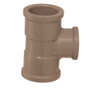 TEE SOLD PVC RED 50X40MM (11827) AMANCO