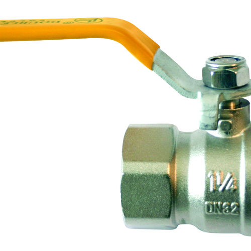 VALV PARA GAS FEMEA/FEMEA 1/2X1/2 CABO ALAVANCA