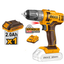 PARAFUSADEIRA / FURADEIRA 3/8 20V C/1 BAT. E CARREG. (CDLI200518-9) INGCO