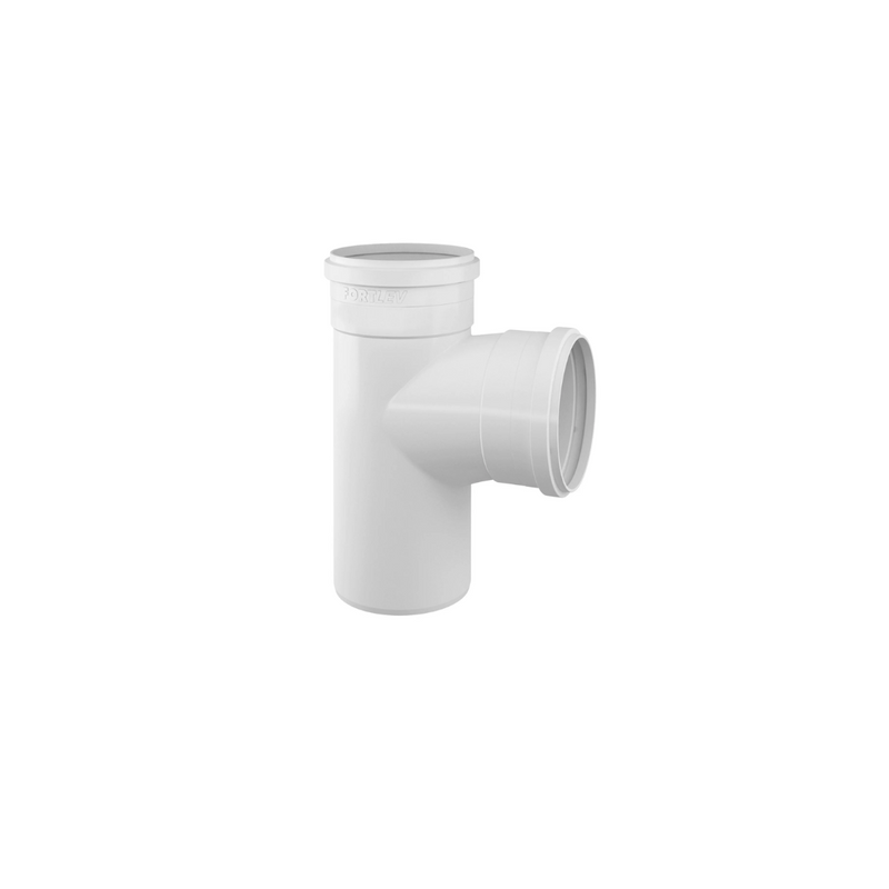 TEE EG BR PVC 100MM (11251002) FORTLEV