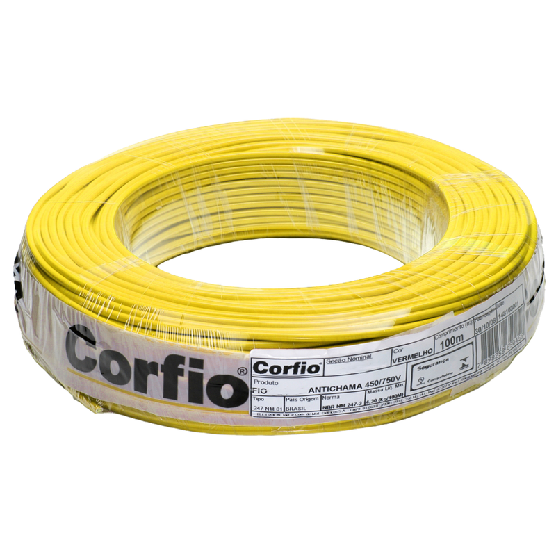 CABO FLEX 750V 2,5MM CORFIO (ROLO 100MT)