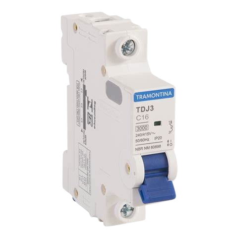 DISJ UNIPOLAR 16A CURVA C (58011105) TRAMONTINA