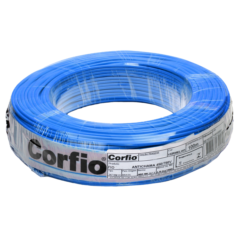 CABO FLEX 750V 2,5MM CORFIO (ROLO 100MT)